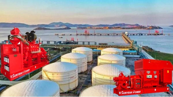 三業消防泵組在舟山廣廈石油中轉儲運工程二期的應用